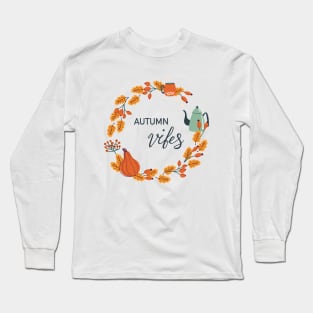 Autumn vibes wreath Long Sleeve T-Shirt